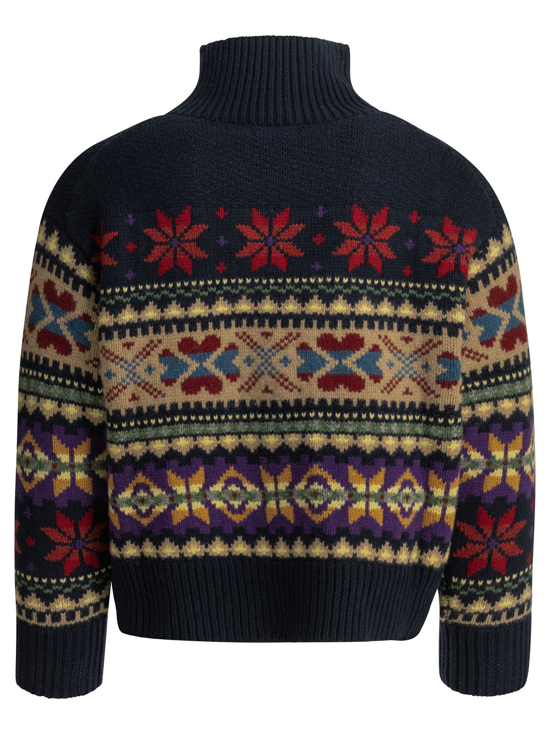 Polo Ralph Lauren Wool And Cashmere Turtleneck Sweater Knitwear - Blu | 30a213a60dce284e37db07dc4471fdcfd78bcd29