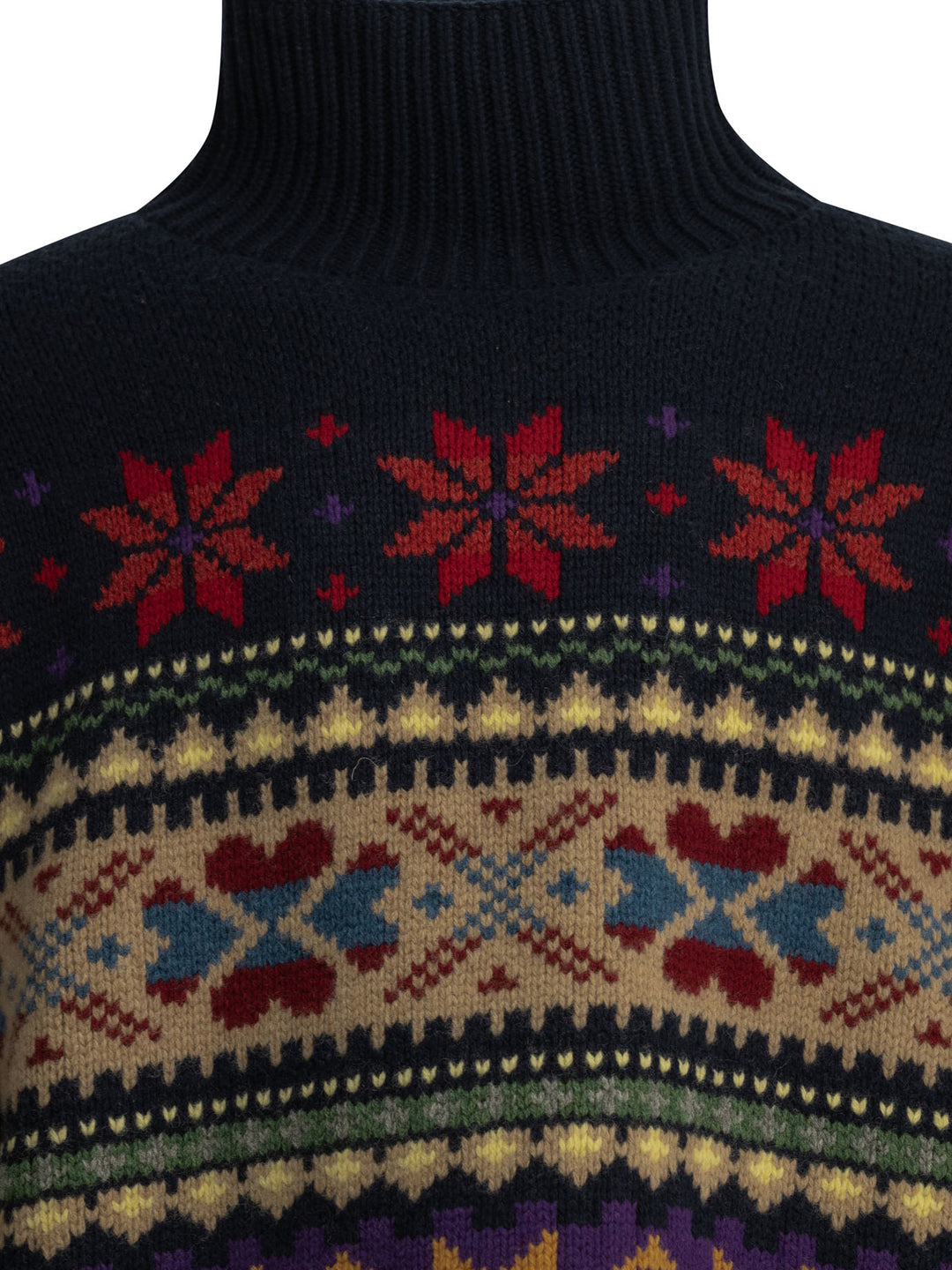 Polo Ralph Lauren Wool And Cashmere Turtleneck Sweater Knitwear - Blu | 1a546e9592af41aaa79f3973be1a4c1185ea1dda