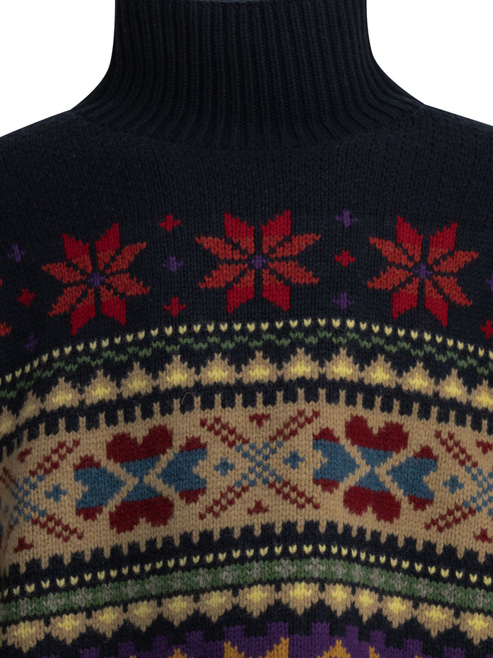 Polo Ralph Lauren Wool And Cashmere Turtleneck Sweater Knitwear - Blu | 1a546e9592af41aaa79f3973be1a4c1185ea1dda