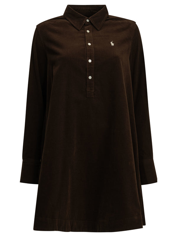 Short Shirtdress Abiti Marrone
