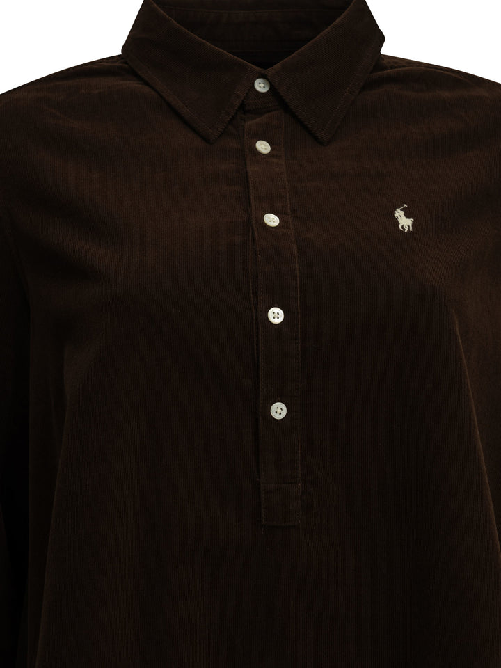 Polo Ralph Lauren Short Shirtdress Abiti - Marrone | c73eef4e281717cca76e2073825a6b93bb6b383f