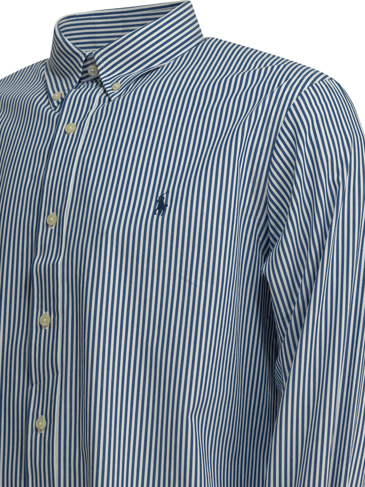 Polo Ralph Lauren Custom-Fit Casual Shirt With Logo Shirts - Light blue | 8937aef63b0d63c0c0941dba1a4f00403e251e73