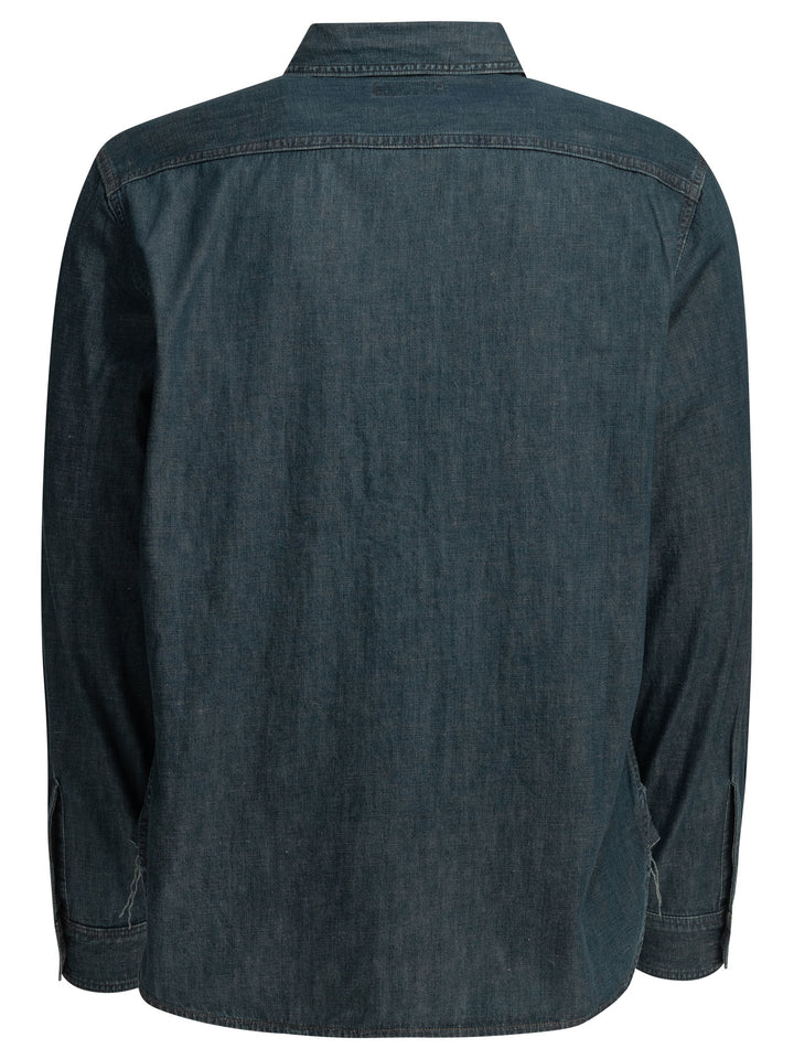 Rrl By Ralph Lauren Casual Denim Shirt Shirts - Blu | 2cb5bb8527d7866bd2bb89ee5f1a83c9cadbcbc1