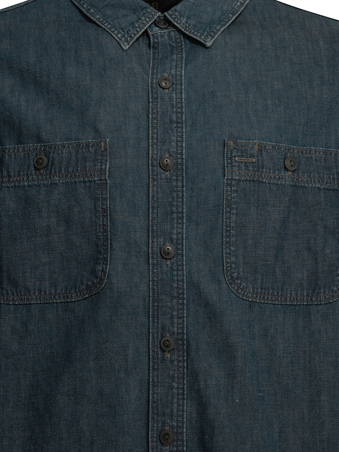 Rrl By Ralph Lauren Casual Denim Shirt Shirts - Blu | acce3bcf7f7e090978dae19b15fd59ff44f462f5