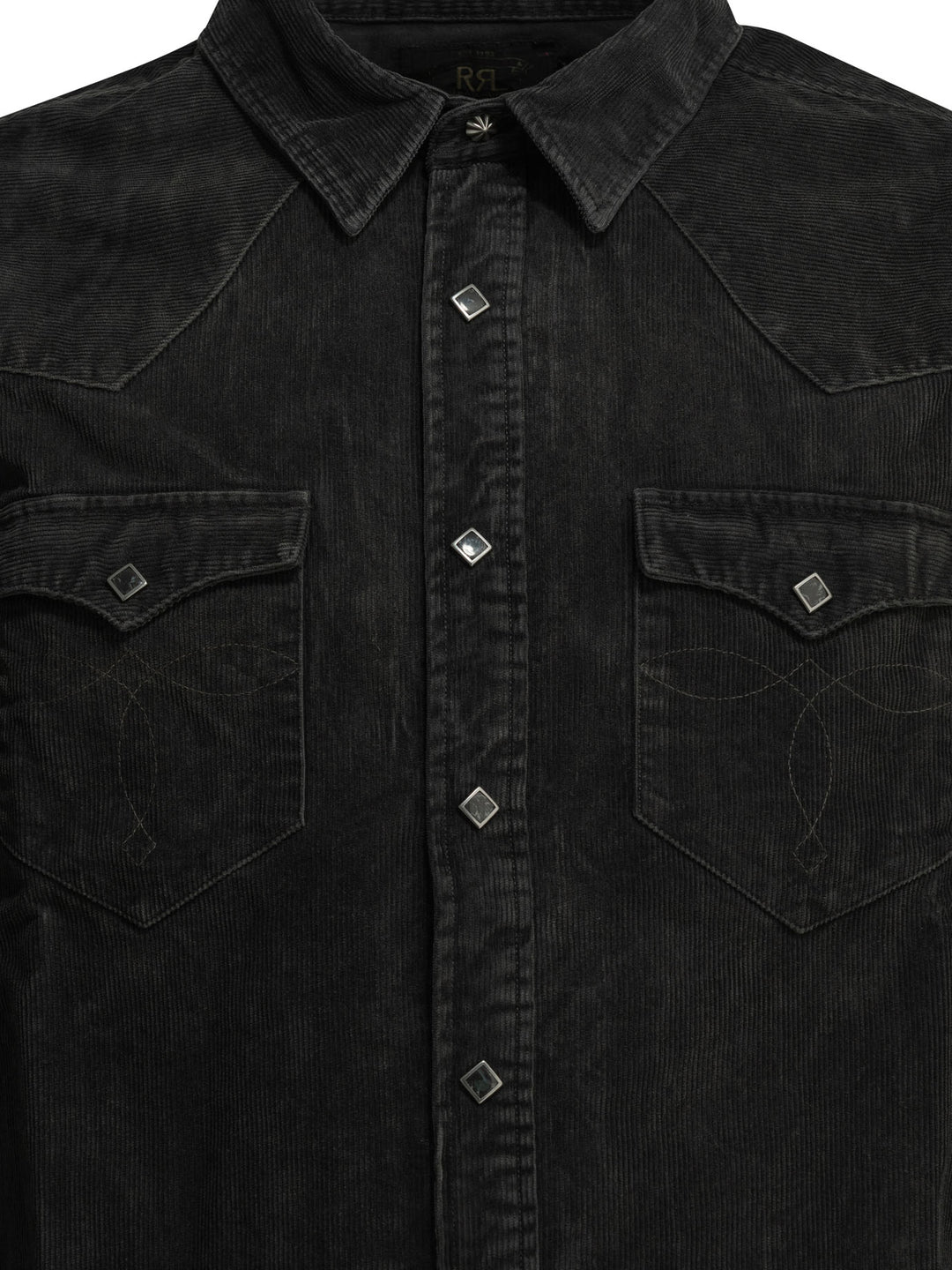Rrl By Ralph Lauren Casual Corduroy Shirt Shirts - Nero | 36413180e950a8895cea9f705b7400c58ad88c4d