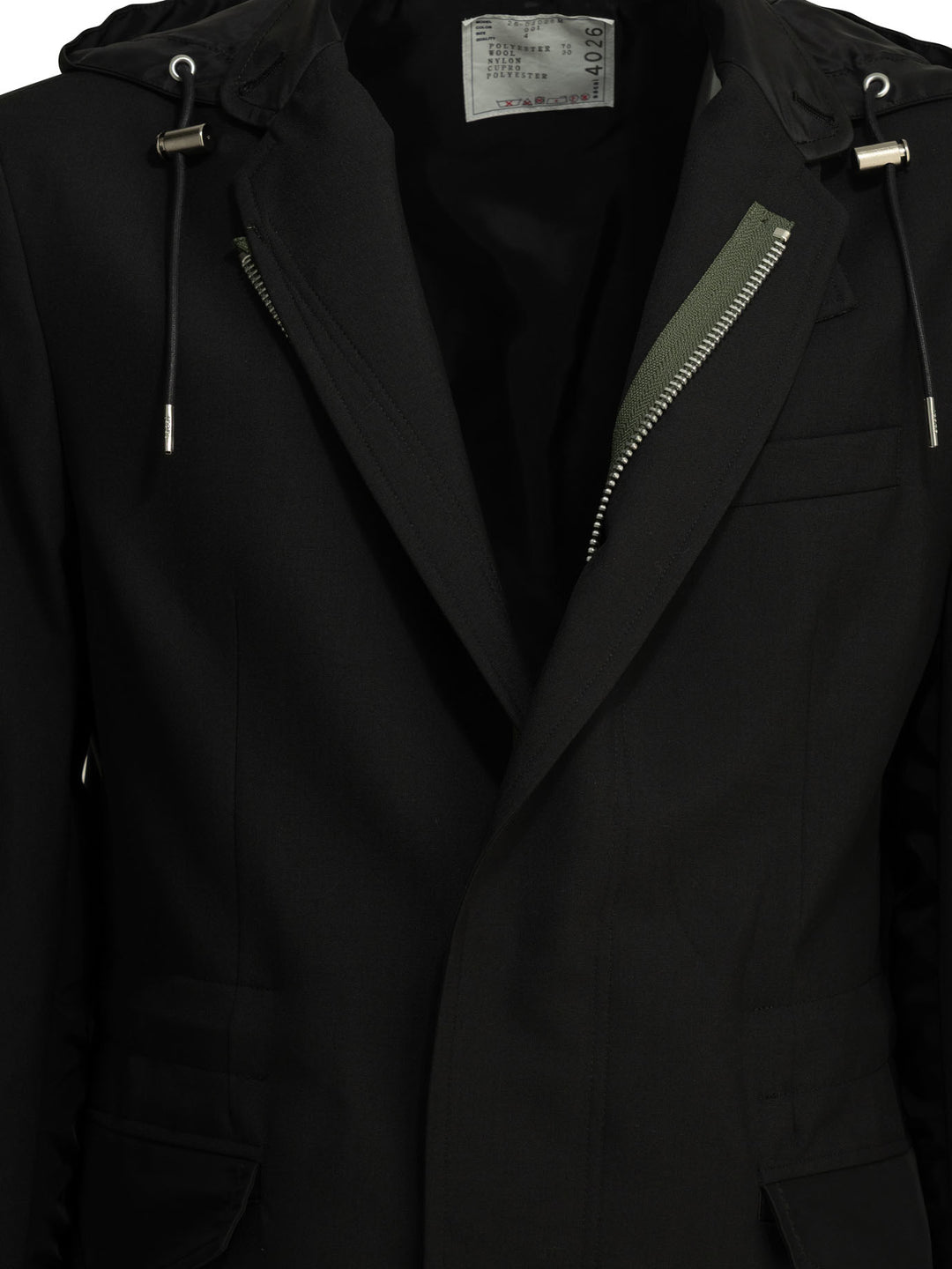 Sacai X Nylon Jackets and Coats - Nero | c746b11bfcbf01766a4ddd1cc891c55481ec526d
