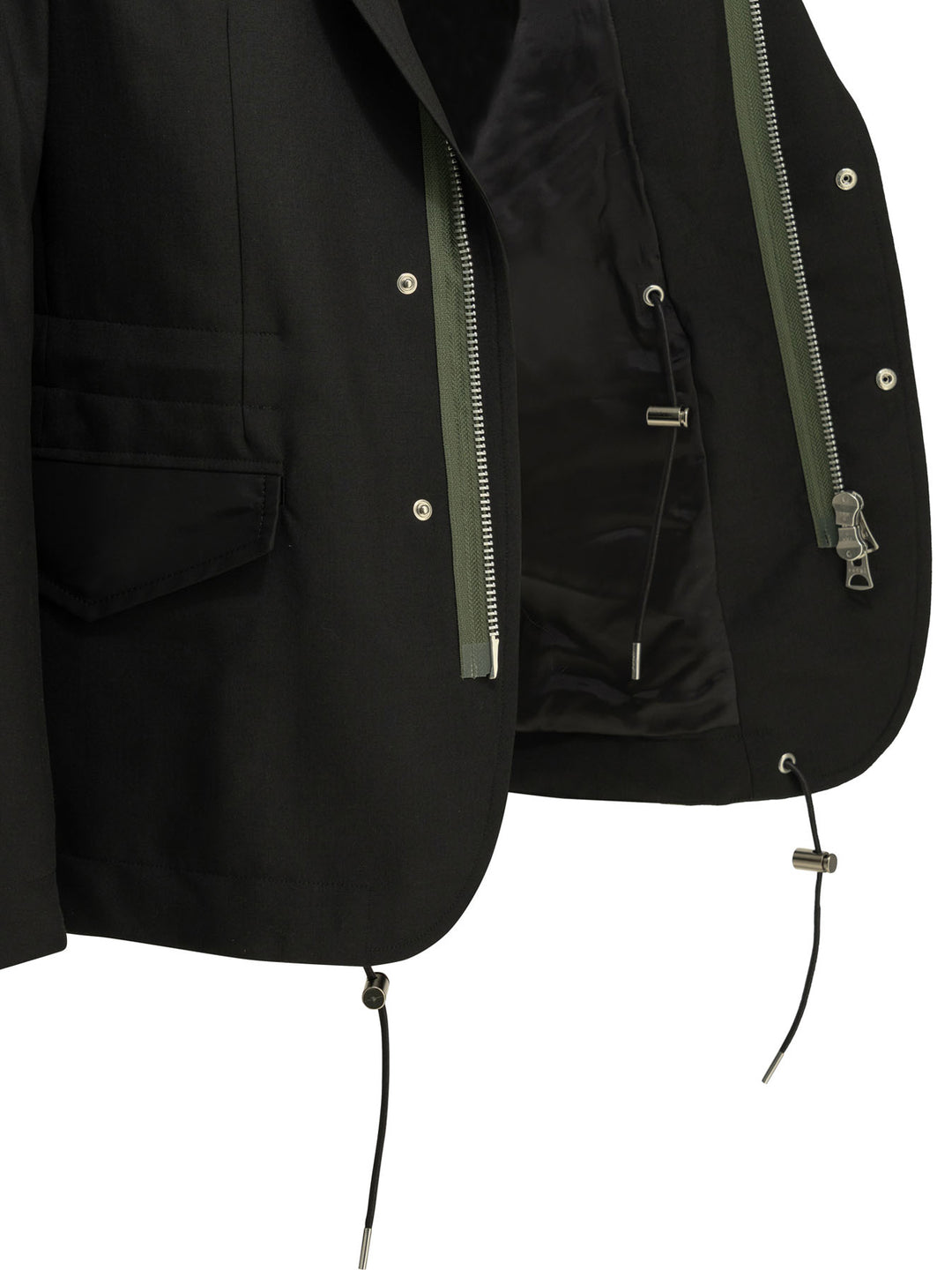 Sacai X Nylon Jackets and Coats - Nero | 447bc543685bd6cf77a957854bc2c93fca8b25f5