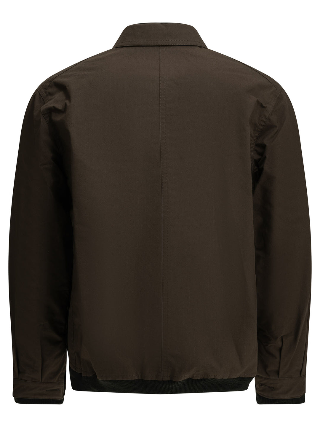 Sacai Nylon Twill X Ripstop Reversible Jackets and Coats - Marrone | 072119b1111b17de771e59cf76a6551c34dd4ea0