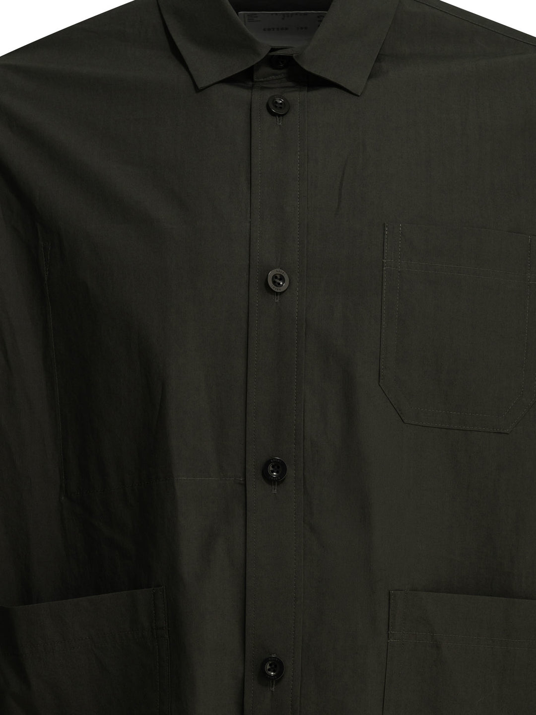 Sacai Typewriter Shirts - Verde | b6b25f6ba451a962c7ea9db5e40e8198f3acf0f5