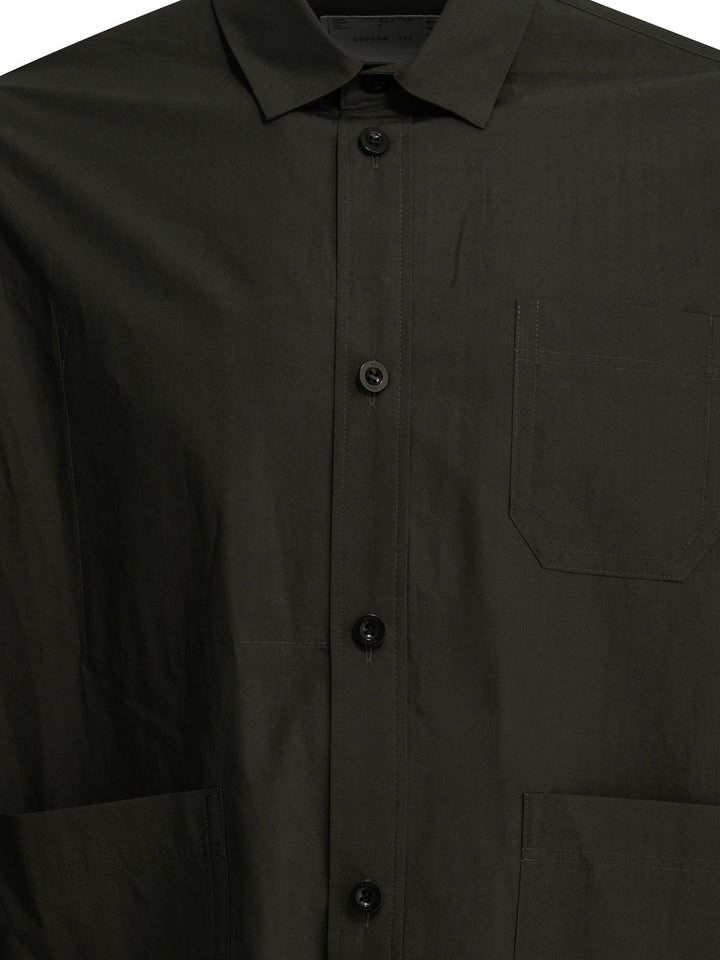Sacai Typewriter Shirts - Verde | b6b25f6ba451a962c7ea9db5e40e8198f3acf0f5