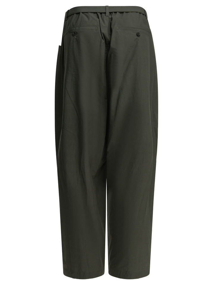 Sacai Typewriter Trousers - Verde | 80eb5db3a35eb1d1ebc8a56c97c16a615e571399