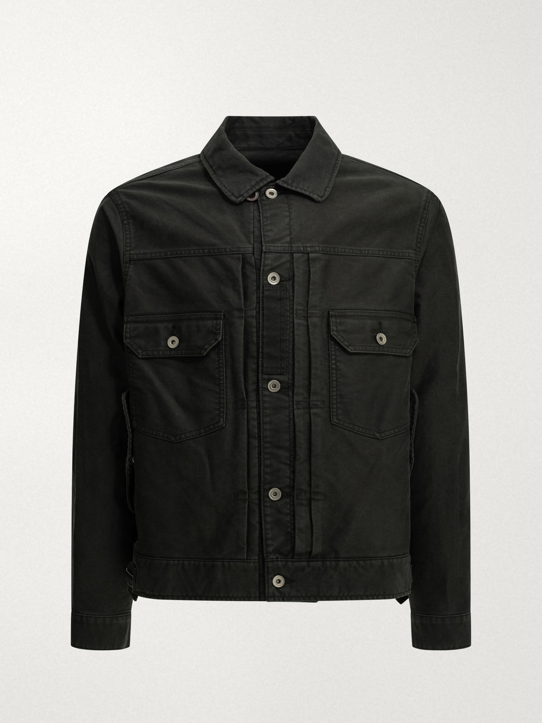 Sacai Padded Cotton Jacket Jackets and Coats - Nero | 14ca09be84533501dfa9a86a8097240bed5e3c8d