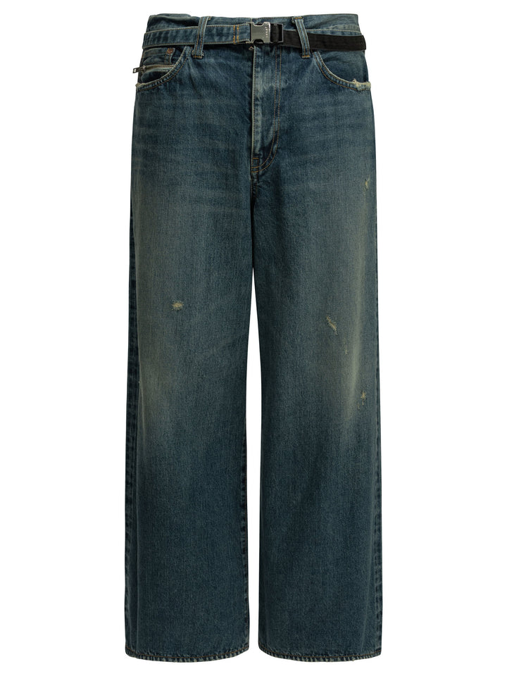Sacai Beyondexx Jeans - Blu | 69757069528933faab10d2dc82df29b4b3638ed4