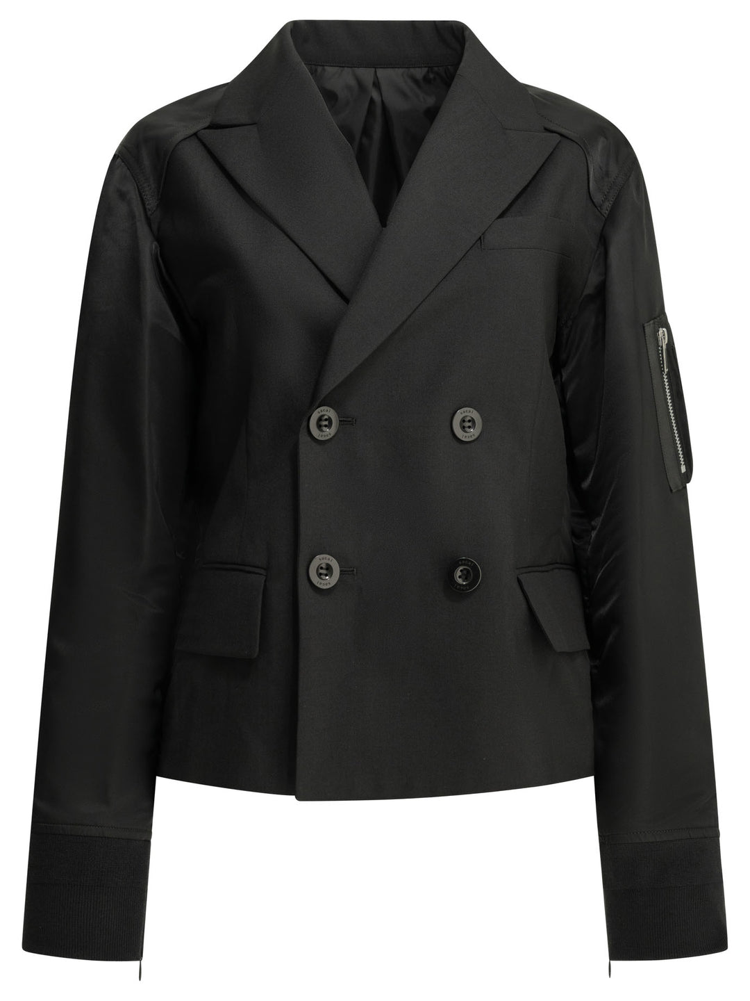 Sacai X Nylon Jackets and Coats - Nero | ee50f993e2b4033c8755c7c2ffad783ae943c9e7