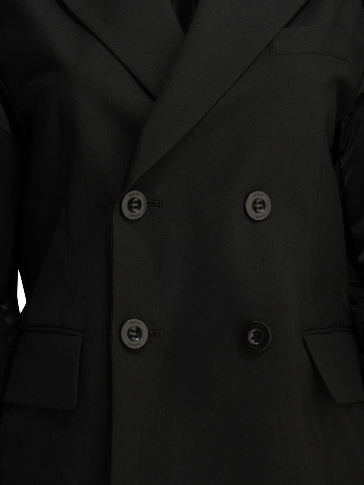 Sacai X Nylon Jackets and Coats - Nero | add653290eea1237160f4dc9df9b605e3d0c0dbb