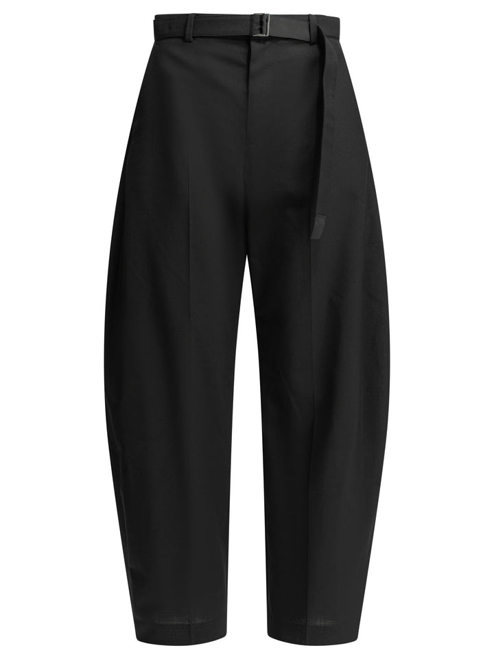 Sacai Tailored Wool Pants Trousers - Nero | b2799b3256740646a5ebfec7905a7369c2861521
