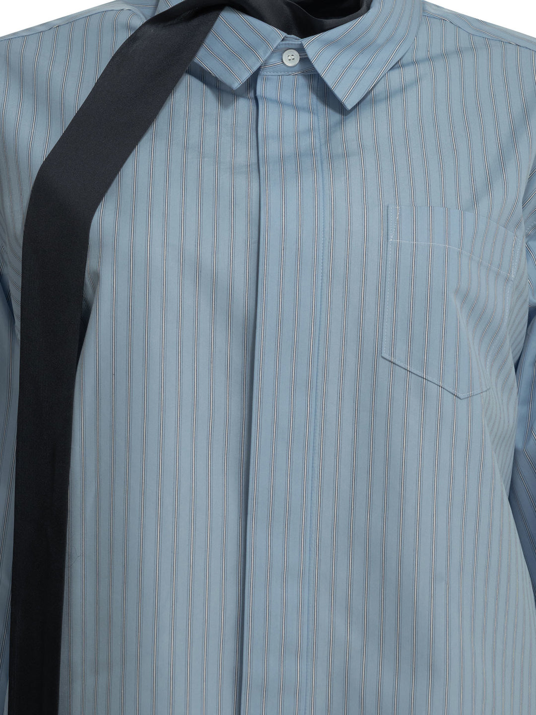 Sacai Short Shirtdress Abiti - Light blue | 6009334c85e5db18b1cd3cdaf51ea2f2f5b47d6a
