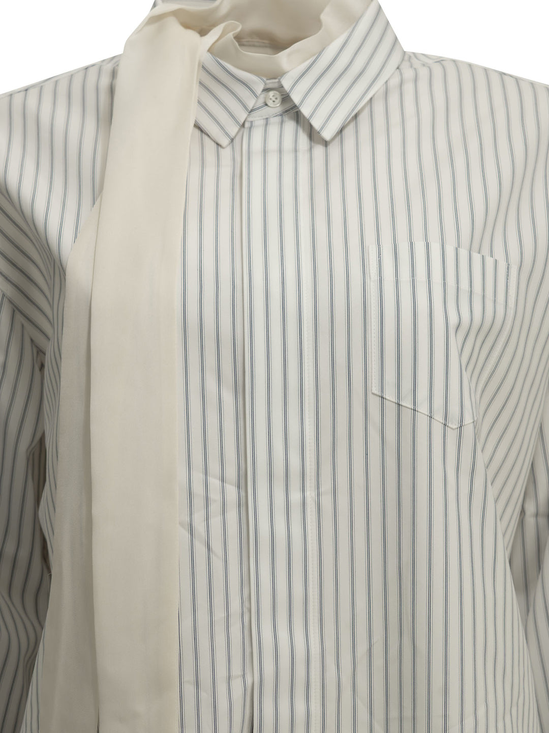 Sacai Short Shirtdress Abiti - Bianco | 6cedefb5afb7961028aed3e86665929c0eb9baa2