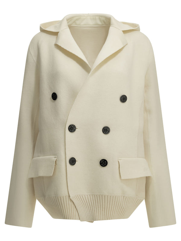Blazer Cruzado Abrigo Blanco