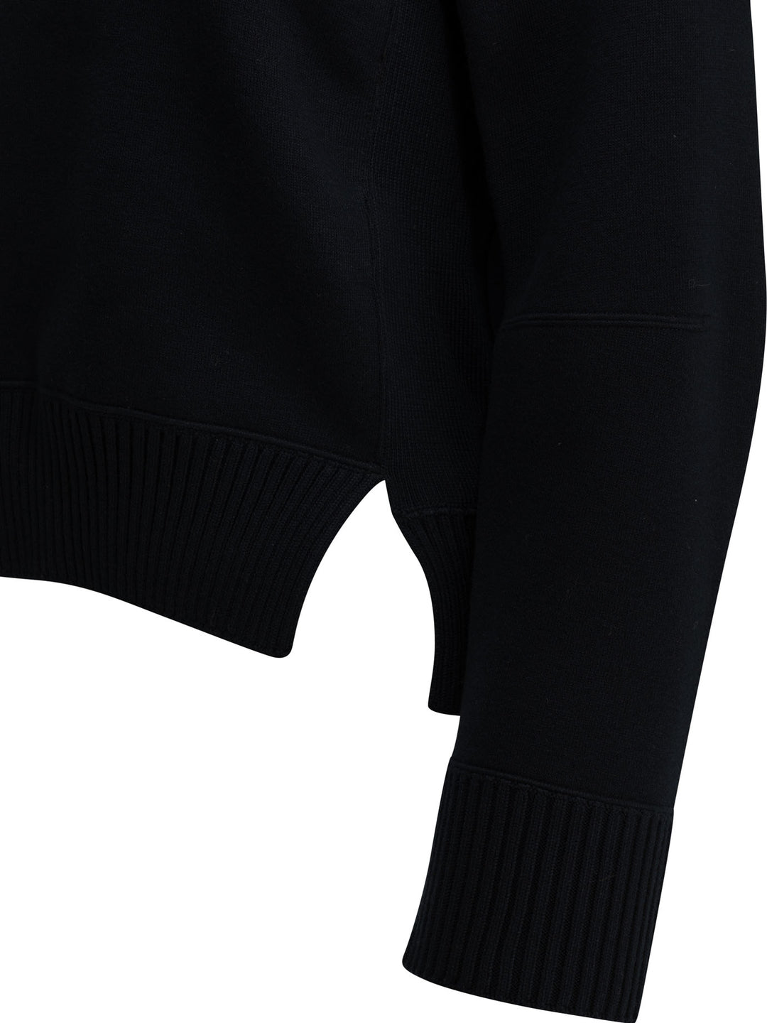 Sacai Crew-Neck Sweater Made Of A Cotton-Cashmere Blend Knitwear - Blu | 36f0708d66c114cac8612085cb96626d81122710
