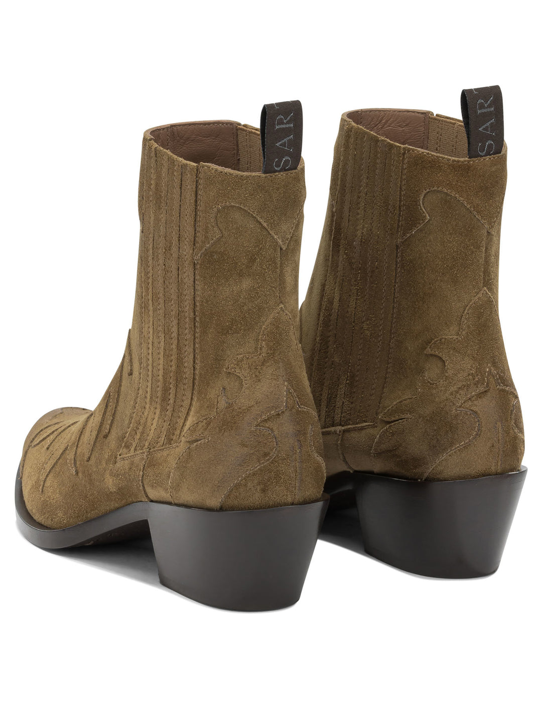 Sartore Velour 45 Mm Boots and Ankle Boots - Marrone | aeb31df005efe453f515697a239ae534c93676af