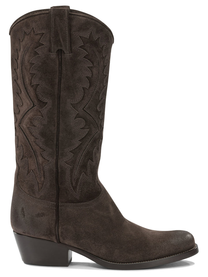 Sartore Leather Cowboy Boots Boots and Ankle Boots - Marrone | 8fbc1bcdee132a1d0368977ed4321690e819f8ea