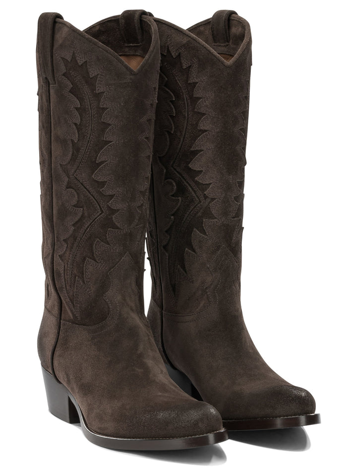 Sartore Leather Cowboy Boots Boots and Ankle Boots - Marrone | dbfc27ab4d61c4234551809641583f1684d0b169