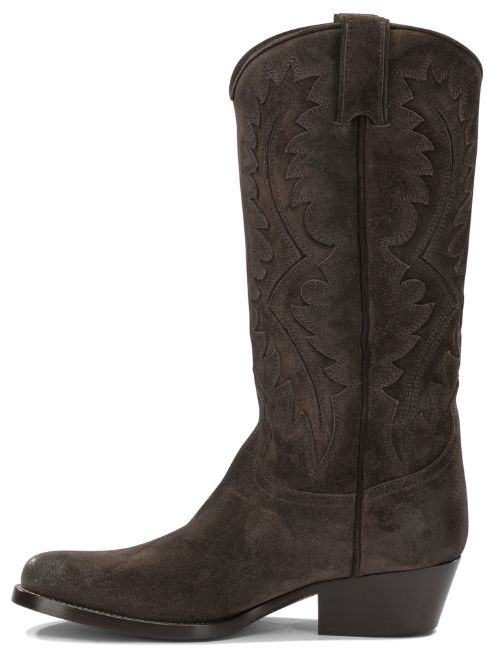 Sartore Leather Cowboy Boots Boots and Ankle Boots - Marrone | cf06bfff40f6cfbc45ff4f691f4a37a150b28140