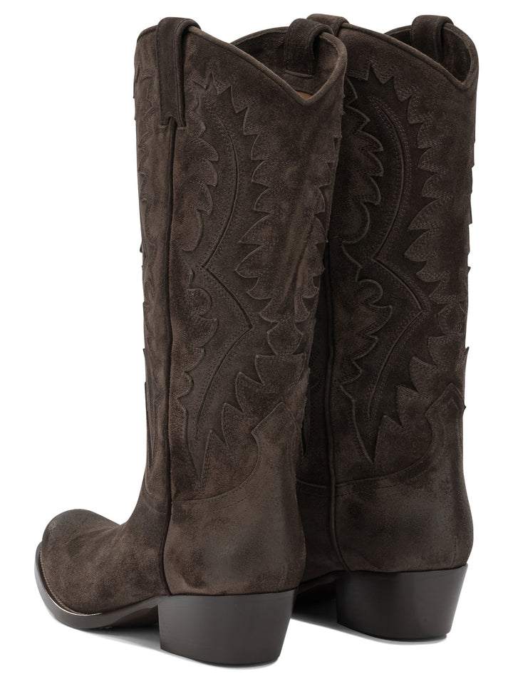 Sartore Leather Cowboy Boots Boots and Ankle Boots - Marrone | 00536bd40db034db1dc451e23e2b78f99ba90516