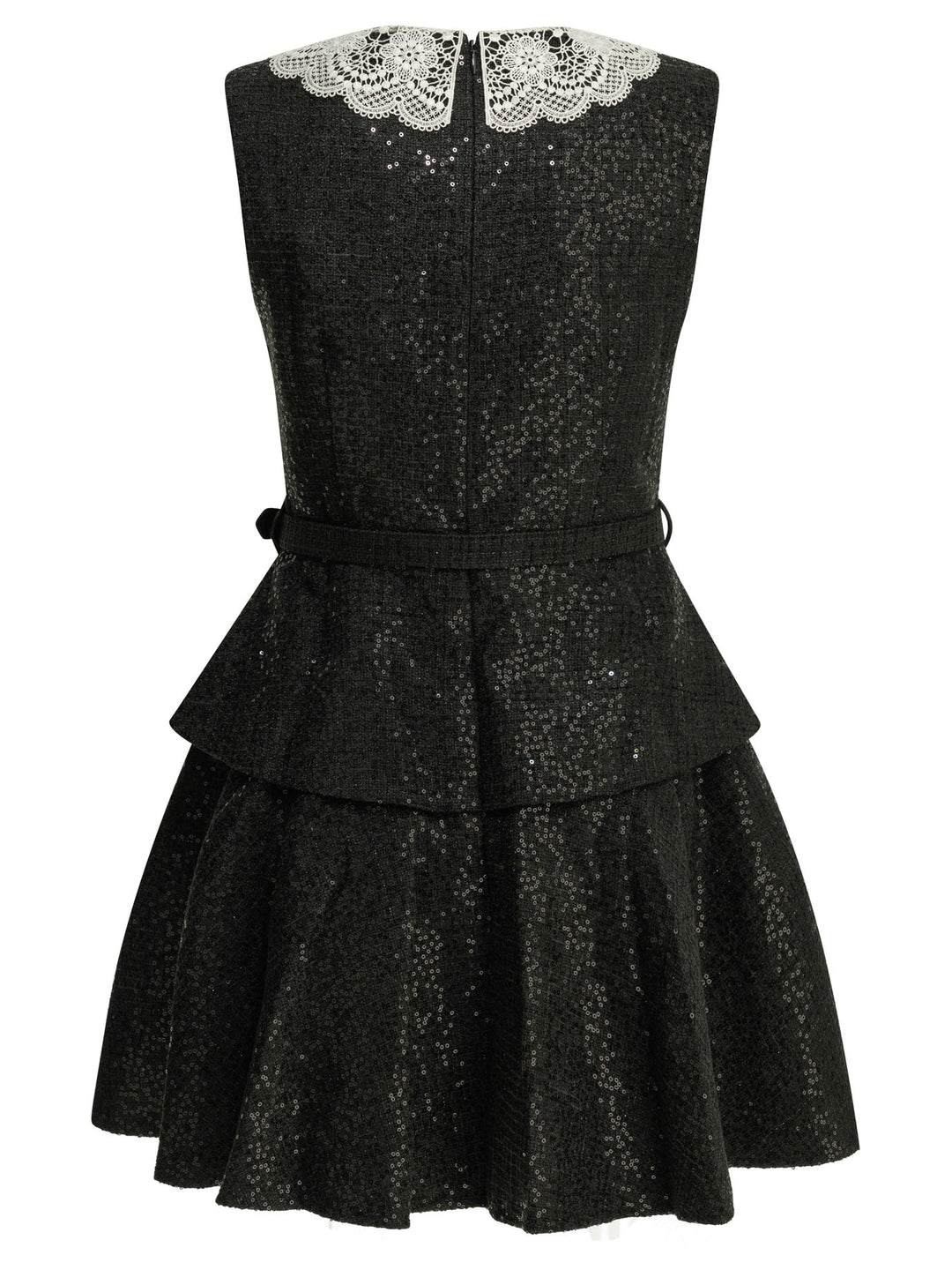 Self-Portrait Short Sequin Dress Abiti - Nero | 37bed79e2899f59f66d83554ffc441c25fc039de