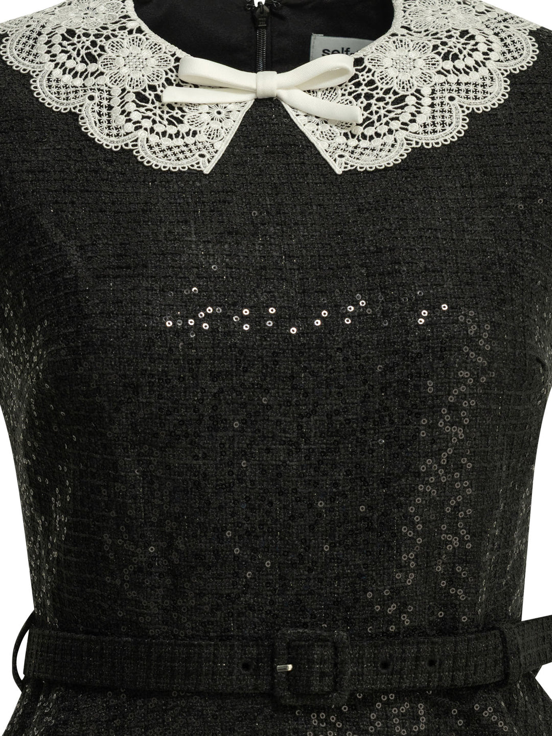 Self-Portrait Short Sequin Dress Abiti - Nero | d9a203fc675987ef809e544270134ea66c2ddffc