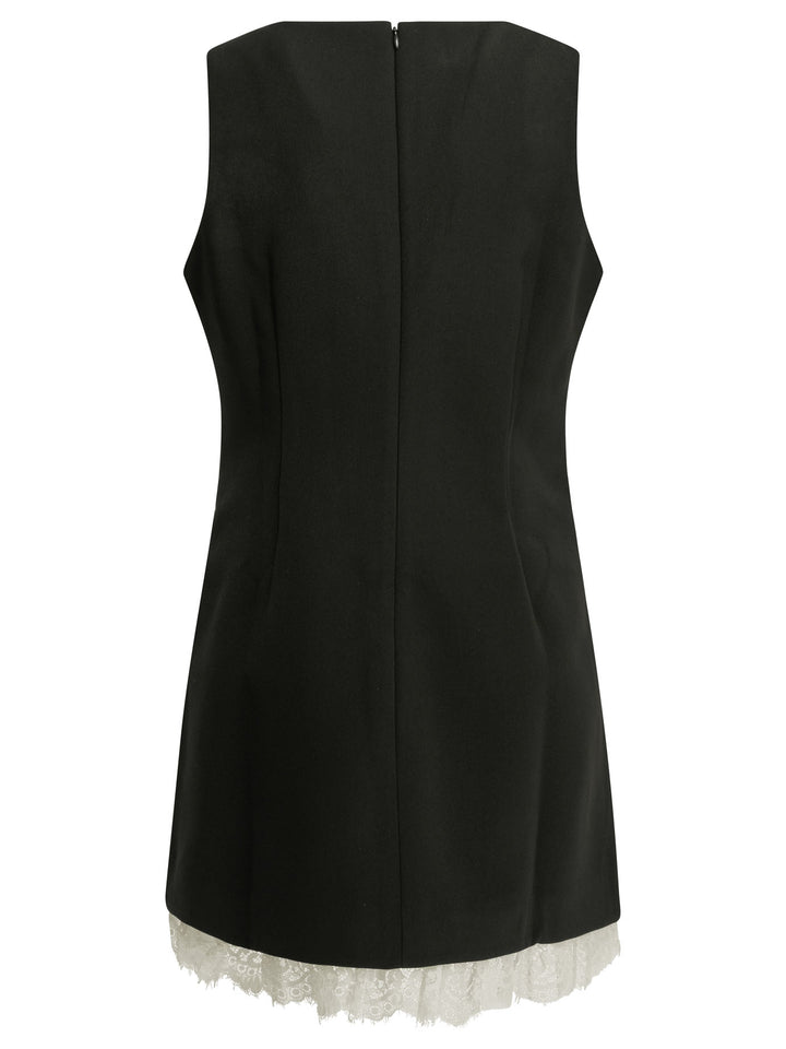 Self-Portrait Short Sheath Dress With Bow Abiti - Nero | adf0f9cda14fa2993d6735e4d11df40b0dda0060