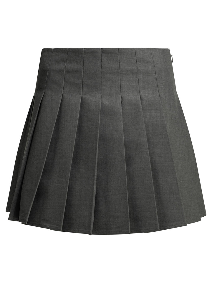 Self-Portrait Pleated Miniskirt Gonne - Grey | 278a3eed68911787ba1485049fcb22d2dc1538b0
