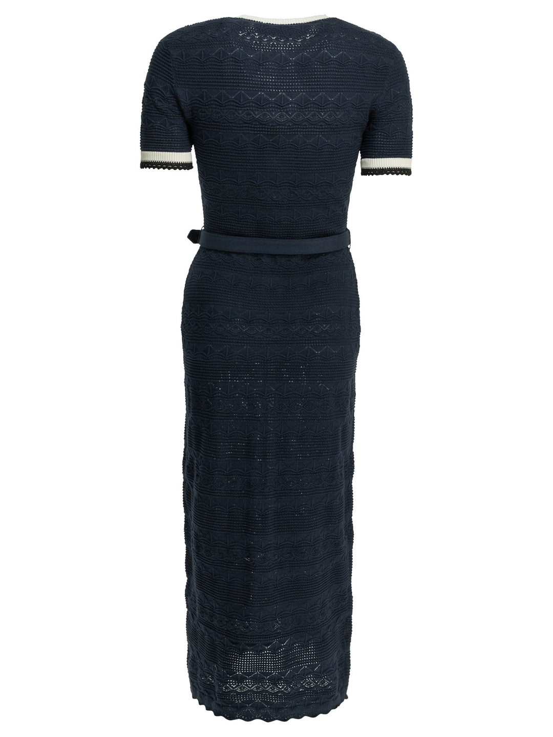 Self-Portrait Knit Midi Dress Abiti - Blu | f19d19d679b25a02422092f2e2a83b7dc347762c