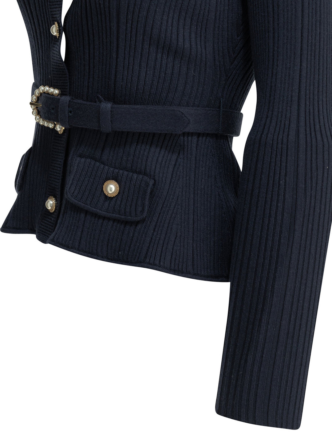 Self-Portrait Woven Knit Cardigan Knitwear - Blu | 1a1fa2db3213d7591d521ca82343b67c2b5480fa