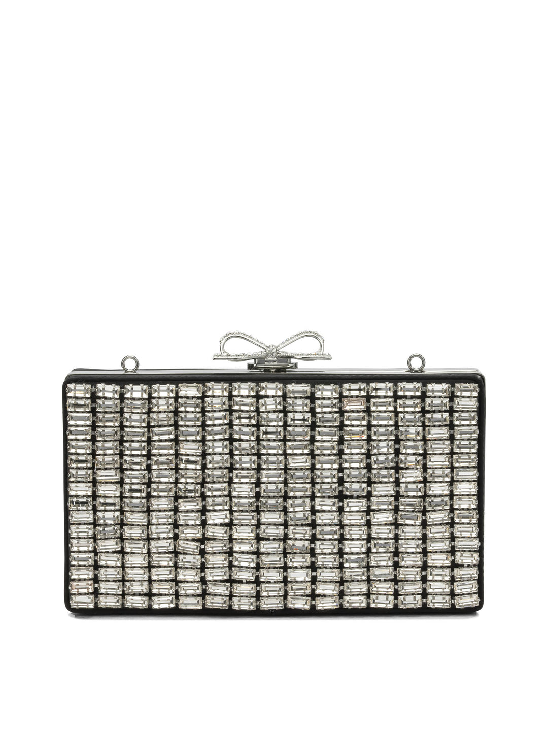 Self-Portrait Crystal Clutch Bag Clutches - Silver | 50a7230206521e0e2f50a3caa52ea8919ec1de32