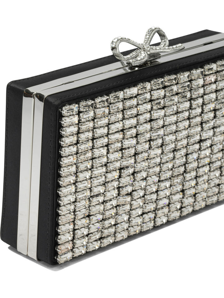Self-Portrait Crystal Clutch Bag Clutches - Silver | d5986b1dd58c01c985391ba5455dfa6f53e2455d