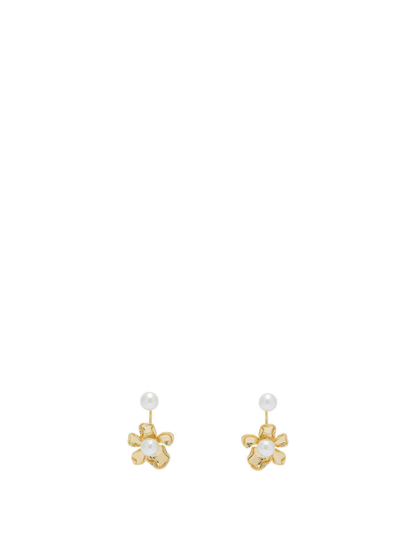 Earrings With Pearls Jewels Oro