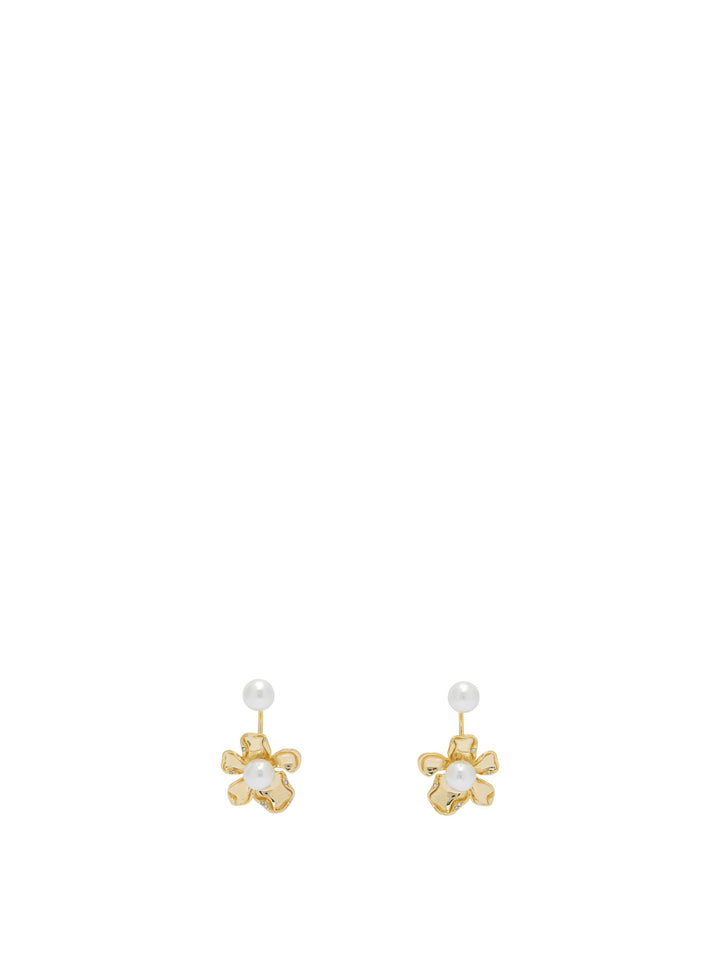 Self-Portrait Earrings With Pearls Jewels - Oro | 8b5342e57a43a321abfeae49ddacbc88bda915c9
