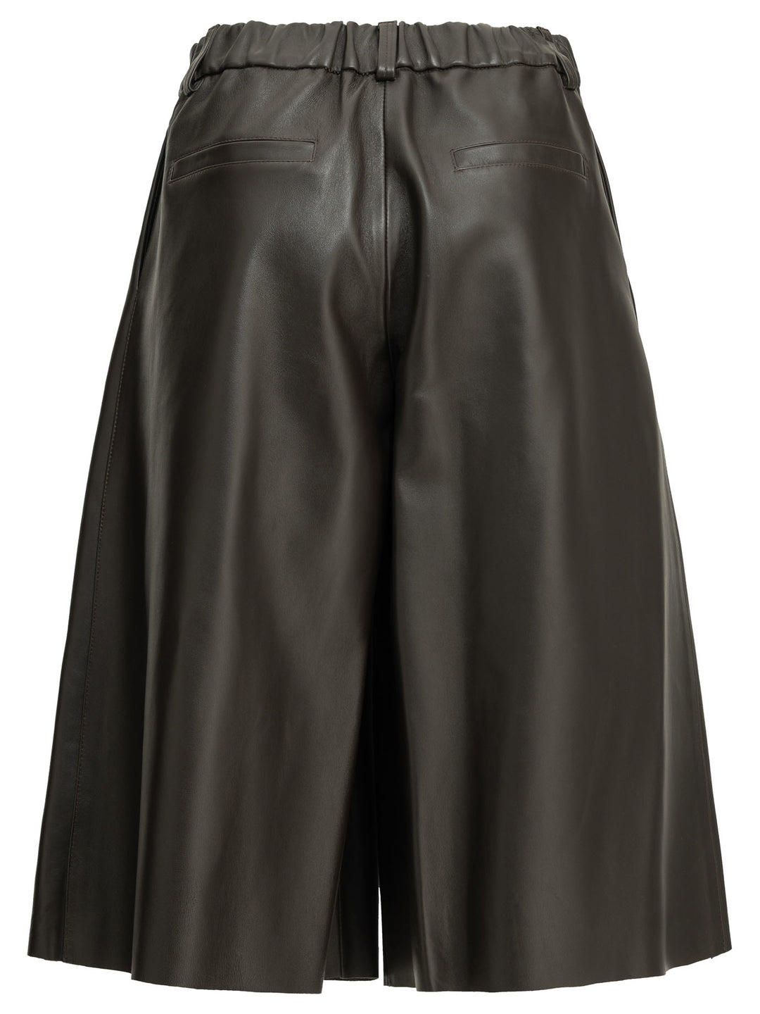 Semper Formal Leather Shorts - Marrone | 1506536aefc21afe3ef4f7d99e5f7fe8373240c3