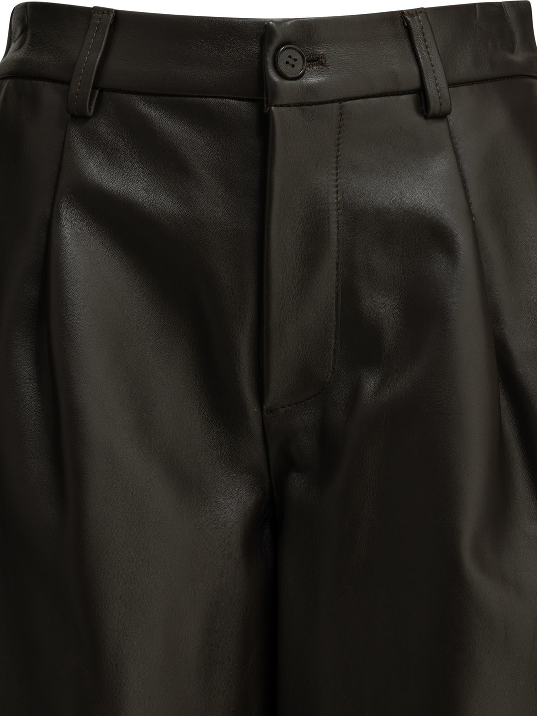Semper Formal Leather Shorts - Marrone | 904a0af1c6162aec11c457f9bbe9a4c2c78af22e