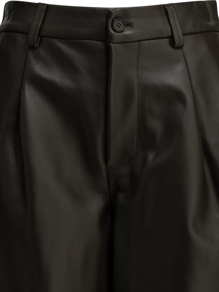 Semper Formal Leather Shorts - Marrone | 904a0af1c6162aec11c457f9bbe9a4c2c78af22e