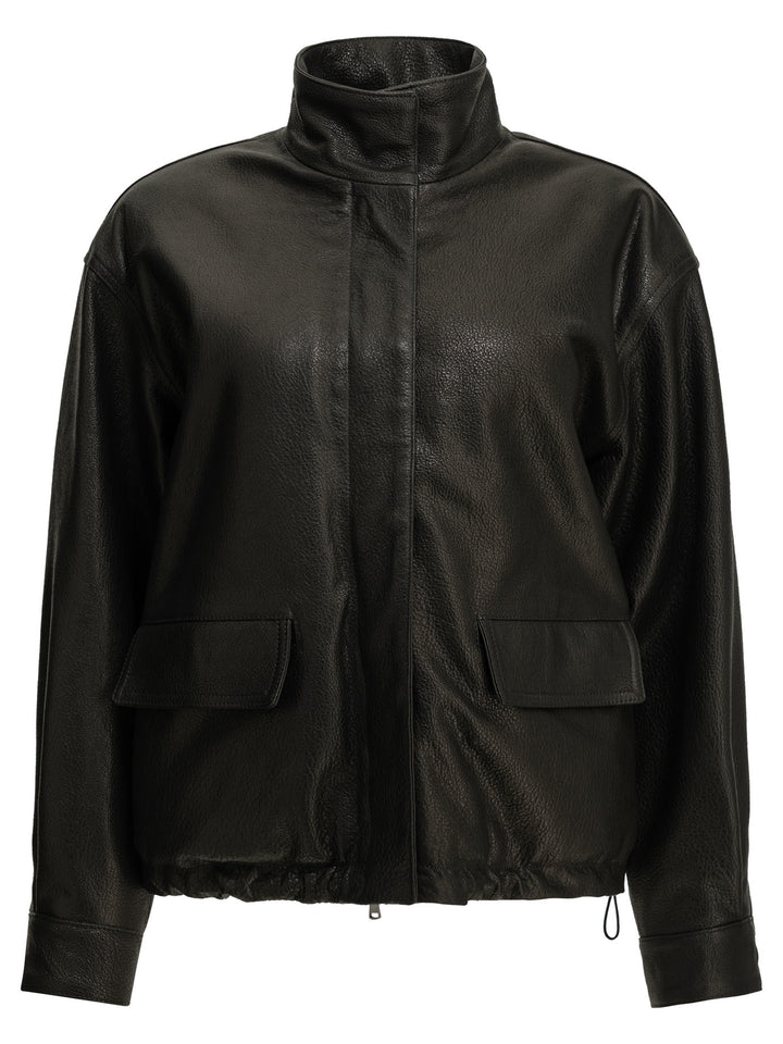 Semper Nappa Leather Jacket Jackets and Coats - Marrone | 4eb631072762e85fedb05d77326ef948c2ac6943