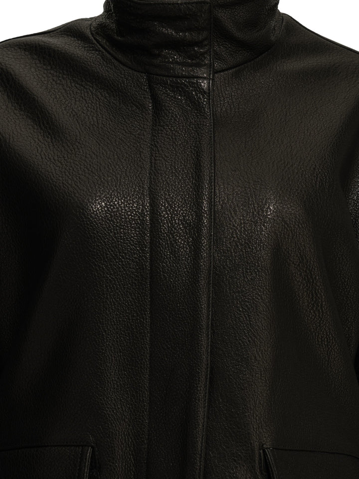 Semper Nappa Leather Jacket Jackets and Coats - Marrone | 7689472789686b7319da1fe6b9e617c2ed5c704e
