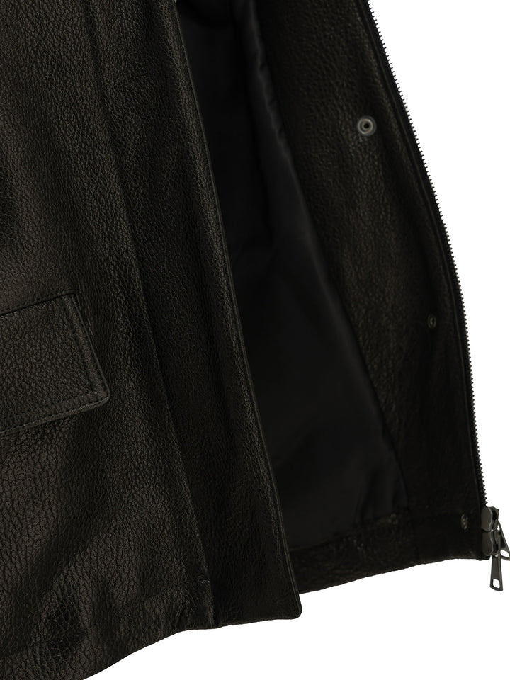 Semper Nappa Leather Jacket Jackets and Coats - Marrone | 64c77dfd915e12e876f05d553f31b612b5d13122