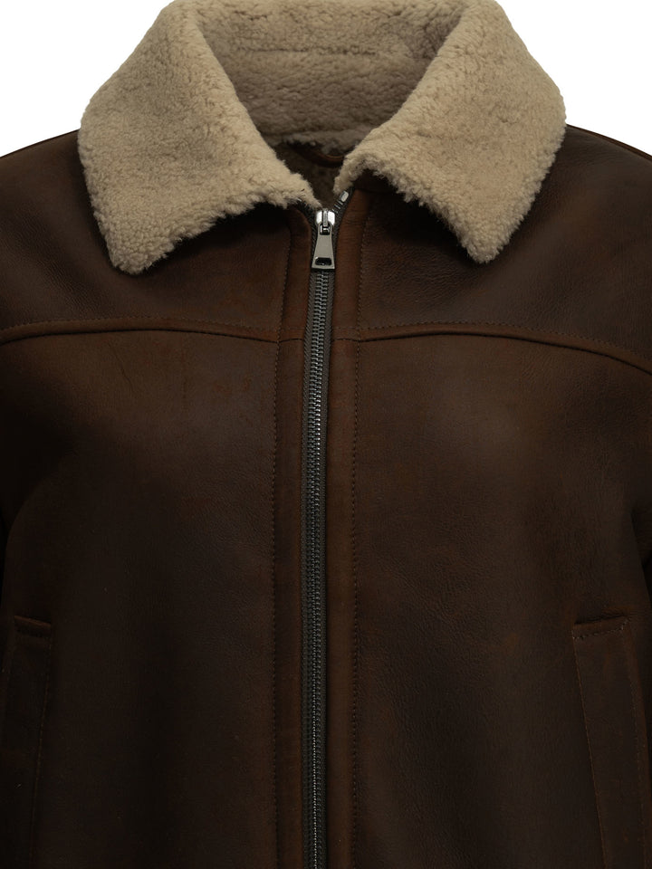 Semper Shearling Jacket Jackets and Coats - Marrone | fa200d4b7f878677460e35c0243a77067be2e81f