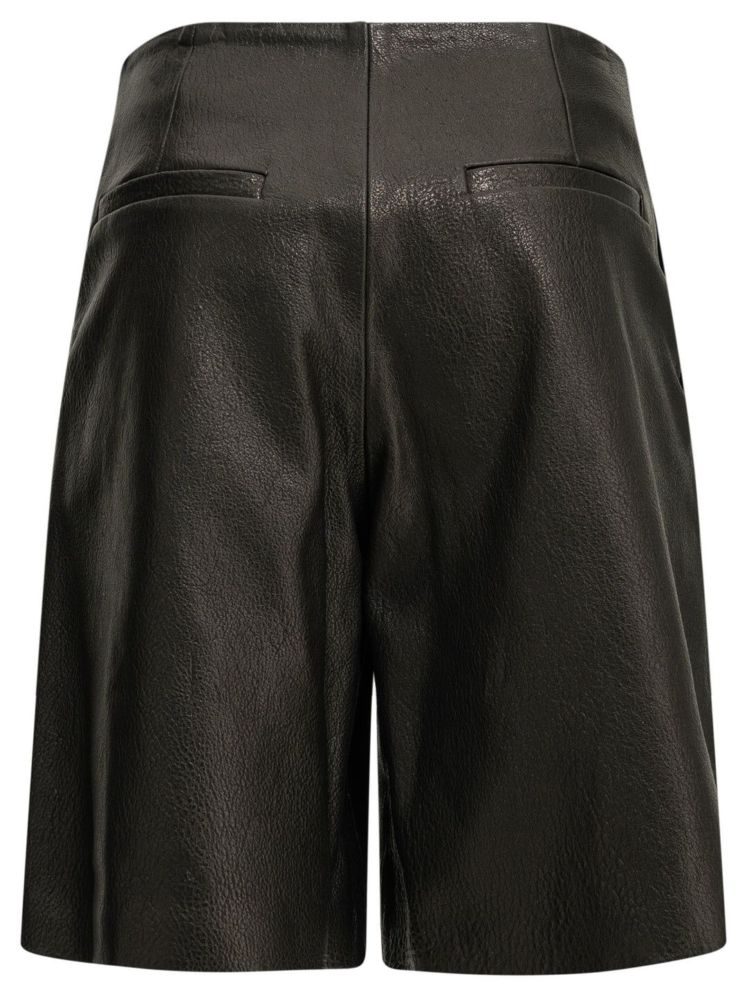 Semper Formal Leather Shorts - Nero | 394fac08f0cff8dfe8f513c948203cafa3ad64ca
