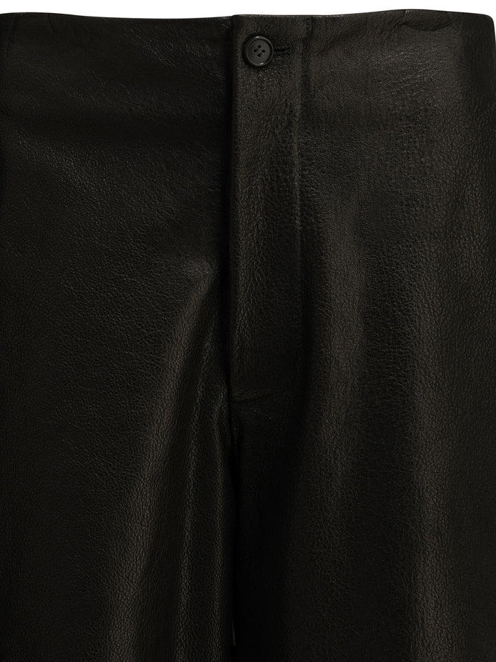 Semper Formal Leather Shorts - Nero | befd2c21e6e136cc1f46e49416f37b6d948badf4