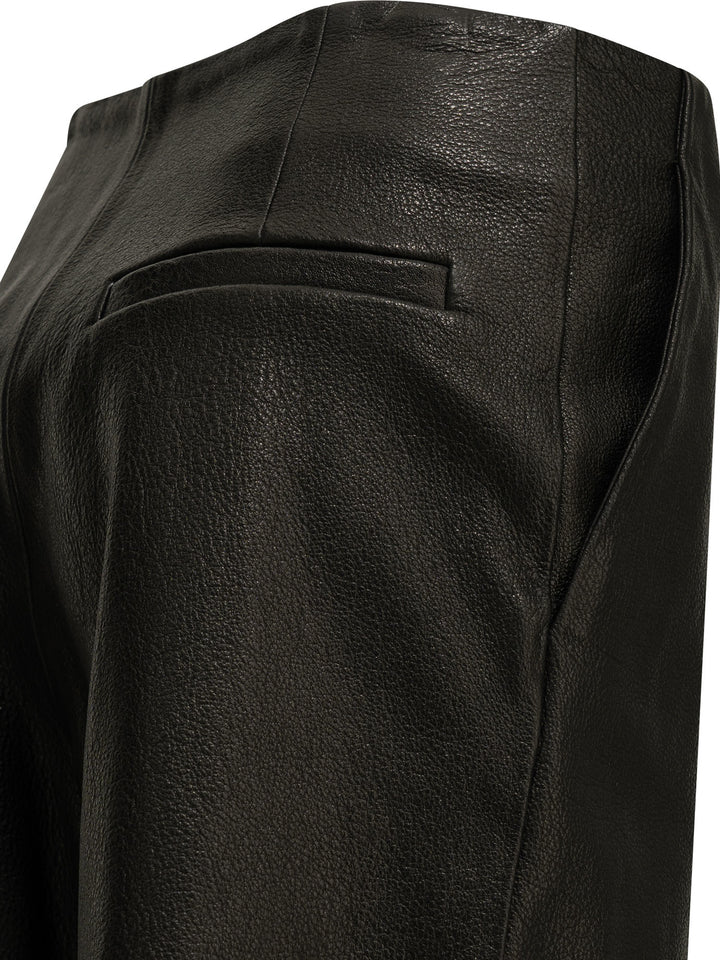 Semper Formal Leather Shorts - Nero | d96513e0a7f926304d8c01133b4698b41507184e