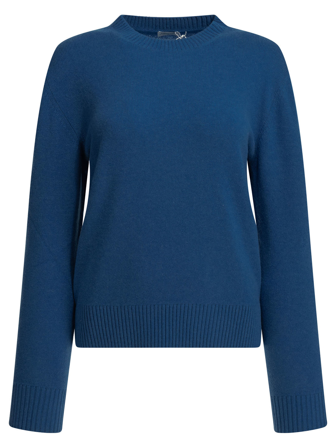Semper Cashmere Crew-Neck Sweater Knitwear - Blu | 2689f6a6e03a55af79451937755a98cc957207db
